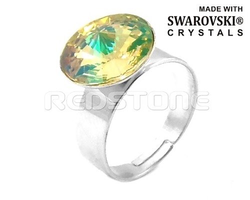 Prsten Swarovski Crystals RED8098